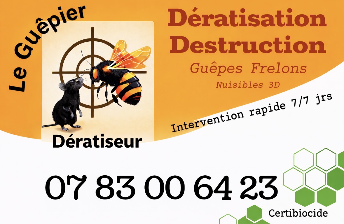 Destruction de nuisibles par Wilfried